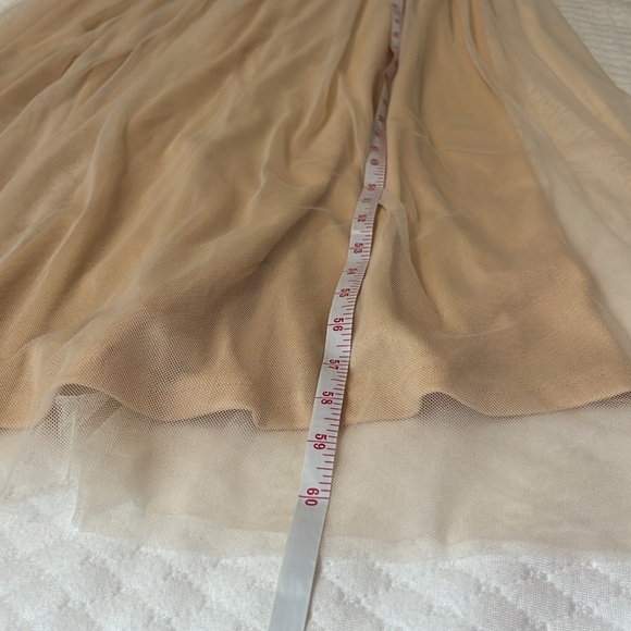 Lulus Romantic Moment Nude Mesh Maxi Dress - Picture 15 of 16